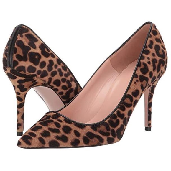 J. Crew Shoes - J.Crew 85 Mm Elsie Leopard Rich Mahogany Heel Pump